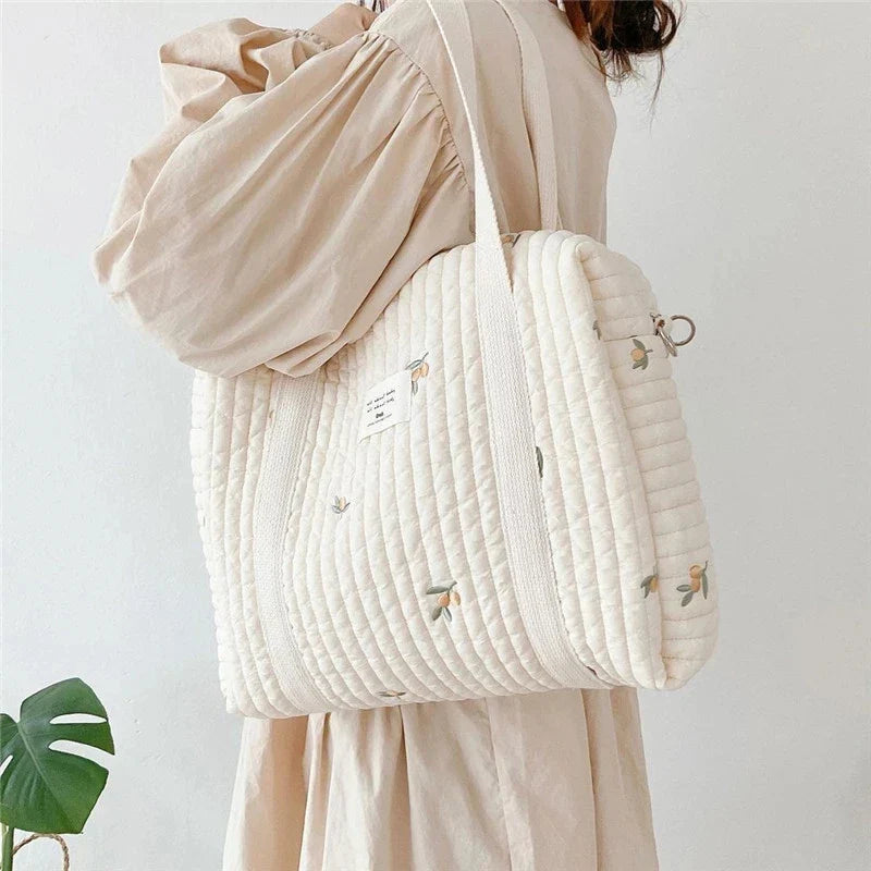 sac à langer MamHandbags olives