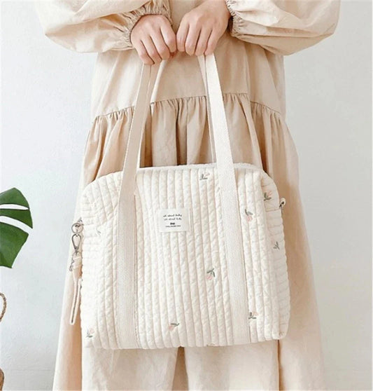 Sac à Langer - MamHandbags - Tulipes